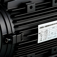 Moteur asynchrone à arbre creux série HS 0,25 kW-3,7 kW IE1/IE2/IE3 monophasé 50/60 Hz à montage par bride pour équipement de lavage automobile
