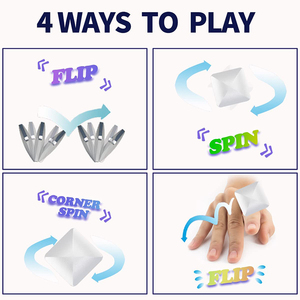 Túi Kích thước động kỹ năng nghệ thuật cân bằng đầy màu sắc Bàn đồ chơi kim loại ngón tay Máy tính để bàn chống căng thẳng thư giãn Flipo lật <span class=keywords><strong>Fidget</strong></span> cho trẻ em - Product Image 5