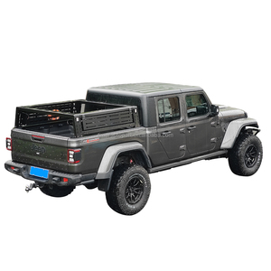 Barres transversales de toit Jeep Gladiator Garde-corps de protection en acier pour lit de ramassage Cadre anti-roulis Feux modifiés avec support arrière - Product Image 1