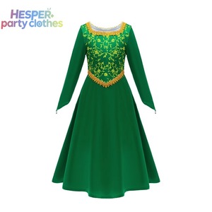 HESPER Nouvelle Robe de Cosplay du Film d'Animation Shrek pour la Princesse Fiona, Costume d'Halloween avec Cape, pour Adultes, Célébration de Noël - Product Image 2