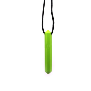 Collier pendentif en silicone de qualité alimentaire pour bébé, vente chaude, pendentifs créatifs multicolores géométriques en forme de crayon et de pierre précieuse - Product Image 5