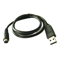 Original FTDI-Chipsatz USB-zu-8-Pin-Mini-DIN-Seriellkabel mit Geflechtschirmung, PVC-Ummantelung und Reinkupferleiter für Computernutzung