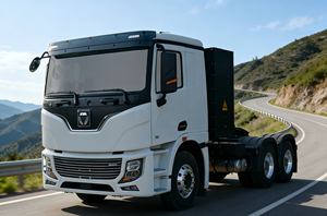 Camión tractor eléctrico inteligente 6x4 de alta eficiencia, bajo consumo y respetuoso con el medio ambiente - Product Image 5