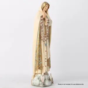 12英寸高树脂建筑经典法蒂玛雕像，天主教雕像