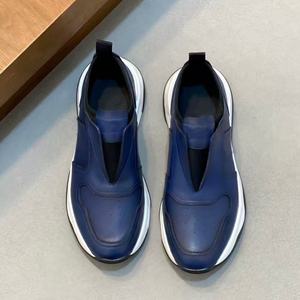 Men's sports lace-up mesh walking <b>shoes</b> designer version luxurious leather breathable and <b>waterproof</b> - Product Image 3