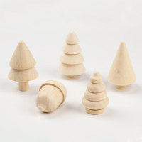 Ornement de patte en bois de Noël personnalisé Style d'art populaire gravé Technique peinte à la main Ornement de Noël personnalisé