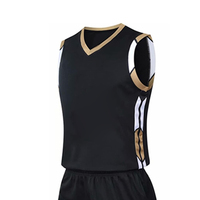 Seragam Basket Ukuran Besar Khusus Buatan Baru, Bahan Bernapas untuk Dewasa Unisex 100% Poliester Logo Kustom Set Pakaian Tim