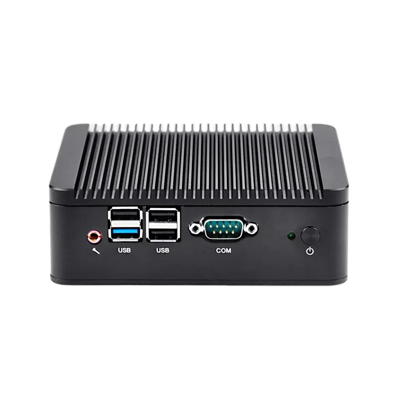 Qotom Barebone rs232 anabilgisayar bilgisayarlar satış Oem Odm J1900 Ultra düşük güç ucuz fansız Mini Pc