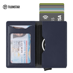 TILONSTAR TVC109 <b>Rfid</b> Aluminum Pop up Bank Card Protector <b>Wallets</b> Leather Id Credit Card Holder <b>Wallet</b> - Product Image 2