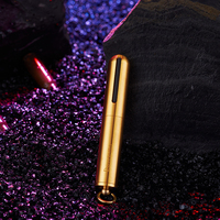 Briquet classique en laiton avec logo personnalisé Briquet en métal Briquet à flamme nue Porte-clés extérieur