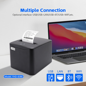 Imprimante thermique de reçus anti-huile 80 mm USB/LAN/BT/WIFI en option Garantie de deux ans Imprimante POS avec coupe-papier automatique - Product Image 4