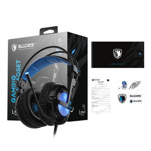 SADES Locust <span class=keywords><strong>Plus</strong></span> Over-Ear Wired Rgb Micrófono Sonido envolvente Auriculares para juegos - Product Image 6