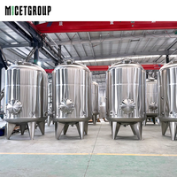 Réservoir de stockage de liquide de 6000 litres, réservoir de stockage en acier inoxydable
