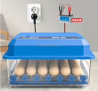 Incubateur Entièrement Automatique de 16 Œufs avec Éclosoir Automatique pour Poussins, Canards, Oies et Pigeons