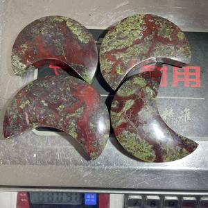 Venta al por mayor a granel Venta caliente Dragon Blood Moon Espeleología Rojo Verde Caved Crystal Crafts para regalo y decoración - Product Image 6