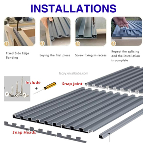 Tuile de toiture en aluminium écologique isolée en PU - Imperméable, isolation thermique et acoustique, résistante au feu pour utilisation en chambre froide extérieure, entrepôt - Product Image 6