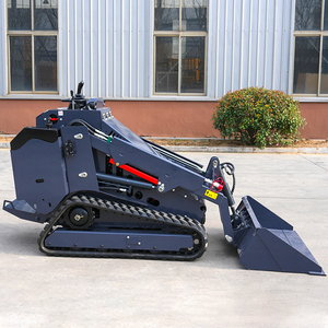 Gratis pengiriman EPA solar Skid Steer Loader semua medan Crawler Mobile Skid Steer Loader hidrolik mengangkat selip Steer Mini - Product Image 3