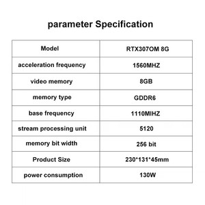 كمبيوتر بمعالج Gddr6 66mhs Rtx <span class=keywords><strong>m</strong></span> ، <span class=keywords><strong>m</strong></span> من 3070TI-<span class=keywords><strong>M</strong></span> 8gb كمبيوتر محمول بطاقة فيديو Gpu - Product Image 6