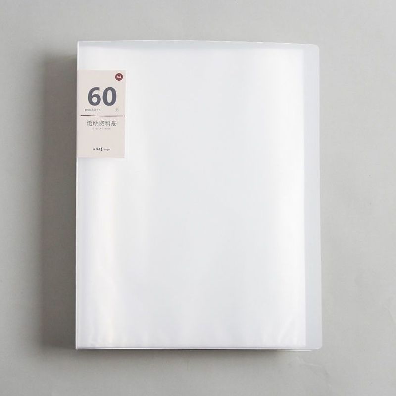 60 páginas| [Transparente y engrosado] Alta definición