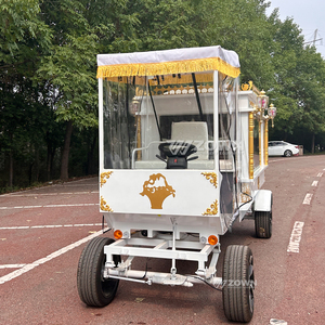Cercueil de Luxe Personnalisé en Acier, Traîné par des Chevaux et Électrique, Chariot Funéraire, Véhicule de Cercueil, Vente Directe d'Usine - Product Image 4