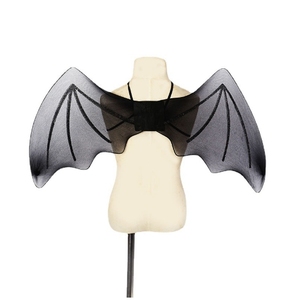 Accessoires de fête d'Halloween costume Devil Wings Écran noir ailes de chauve-souris Nouveaux accessoires de fête de vacances - Product Image 2