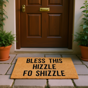 DB Coconut Coir Doormat 23.6x15.7 Inch Tapis d'extérieur antidérapant humoristique et original de forme rectangulaire - Product Image 2