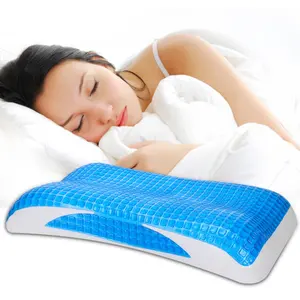 Bellek köpük yastık boyun jel yavaş ribaund servikal ortopedik yastık Anti horlama boyun omuz için rahatla derin uyku yatak