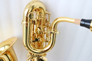 Sassofono Baritono Eb FBS-100L in Ottone Laccato Oro, da Low A a High F #   Strumento a fiato professionale - Product Image 3