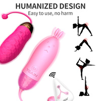 Kabelloser Vibrator für Frauen mit Fernbedienung, 10 Frequenzen, Starke Vibration für Masturbation