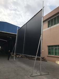 Telon 120 inç taşınabilir hızlı kat film ekranı için büyük gösterisi/açık taşınabilir çerçeve projeksiyon ekranı ile uçuş durumda - Product Image 5
