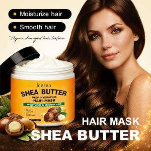 Mascarilla Capilar de Manteca de Karité Herbal, Fabricante Mayorista OEM/ODM, Reparadora, Hidratante Profunda, Suavizante, Cuidado del Cabello - Product Image 2