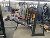 Banc de musculation inclinable réglable pour exercices de bras et de pectoraux en salle de sport commerciale
