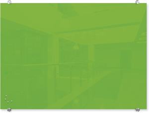 Tableau magnétique effaçable à sec en verre vert citron Tableau blanc mural sans cadre 180x120cm 4mm d'épaisseur <span class=keywords><strong>pour</strong></span> l'écriture scolaire et de bureau - Product Image 3