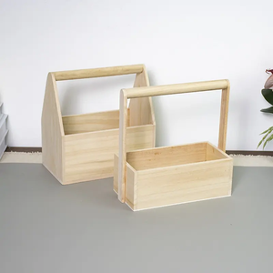 Cajas de Madera Ecológicas de Pino, Flexibles, de Entrega Rápida, Tipo Apilable, Estilo Moderno, 1 Nivel, Organizadores de Almacenamiento - Product Image 4
