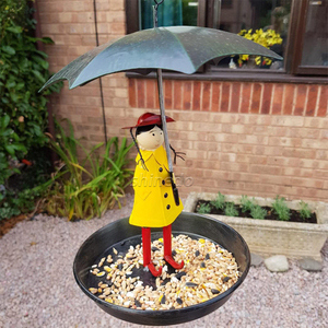 Bền thân thiện với môi sắt Bird Feeder bên ngoài treo Pet Bird hạt giống thực phẩm container trong ô hình dạng - Product Image 1