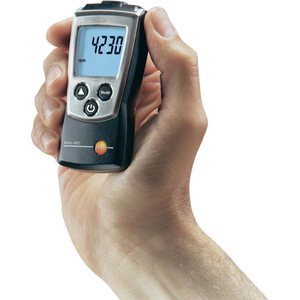 Testo 0560 0460 Pocket Pro Tachymètre optique compact Gamme de 100 à 29999 tr/min 2 piles AAA Affichage LED Garantie 1 an - Product Image 2