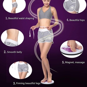 <span class=keywords><strong>Appareil</strong></span> de torsion sportive pour femmes, machine d'entraînement de la taille, plateau rotatif pour massage, thérapie magnétique, amincissement - Product Image 5