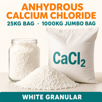 Chlorure de calcium anhydre en poudre, haute pureté, qualité industrielle, produit chimique