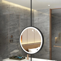 Maquillage tactile capteur interrupteur salon de coiffure salle de bain rose vanité Table miroir avec lumières LED éclairage stockage miroir bureau pour le visage