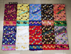 Broderie Africaine en Gros Suisse 100% Coton Voile Dentelle Tissu avec Pierres pour Ensemble Vêtement 5Y+2 Autriche Brodé - Product Image 2