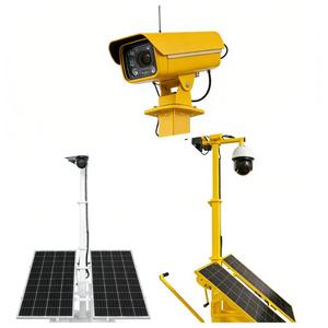Tour d'éclairage mobile solaire CCTV 8x200W LED pour la sécurité industrielle et les zones isolées, surveillance personnalisée 24/7 toutes conditions météorologiques IP66-rat - Product Image 5