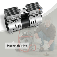 Compresseur d'air à piston sans huile GLE750/10AF 58L 35L AC pour usine de fabrication