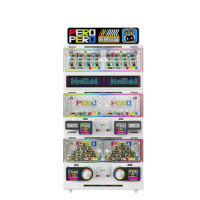 Glücksball-Geschenkspielautomat: Farbenfroher, münzbetriebener, rotierender Spielautomat für Überraschungsboxen – Verkaufsautomat für Vergnügungsparks und Gewinnspiele