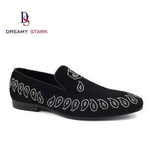 Chaussures habillées légères d'automne pour hommes, faites à la main, en cuir véritable peint à la main, de haute qualité, confortables, à enfiler, avec logo personnalisé, marque originale - Product Image 1