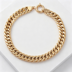 Collar y Pulsera de Oro 18K PCX, Cadena Cubana Gruesa de Oro Real Au750 de 6/8mm/10mm, Cadena Miami Pesada para Hombres y Mujeres, Joyería Hip Hop - Product Image 2