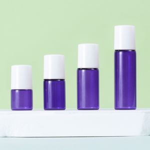 Bouteille à roulettes d'huile essentielle colorée 1ml 2ml 3ml 5ml <span class=keywords><strong>petit</strong></span> flacon à roulettes <span class=keywords><strong>de</strong></span> <span class=keywords><strong>parfum</strong></span> en verre avec couvercle en <span class=keywords><strong>grain</strong></span> <span class=keywords><strong>de</strong></span> <span class=keywords><strong>bois</strong></span> portable - Product Image 2