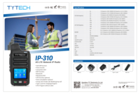 Radio Talkie-Walkie TYT IP-310 E-SIM Double Carte SIM Nona 4000mAh