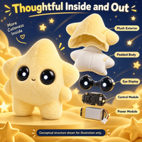 Jouet interactif en peluche intelligent avec IA, animal en peluche parlant, chat vocal, racontage d'histoires pour les enfants, cadeau pour l'heure du coucher