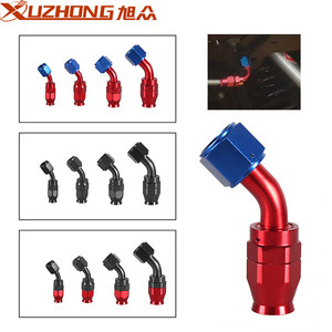Xuzhong <b>PTFE</b> Hose Fittings AN4 AN6 AN8 AN10 AN12 90 Degree 180 Degree For Automotive Modification - Product Image 5
