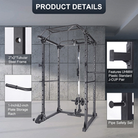 PINJIAN Équipement de musculation pour le corps, entraînement de force, équipement de musculation multifonctionnel de qualité supérieure, rack de squat personnalisé